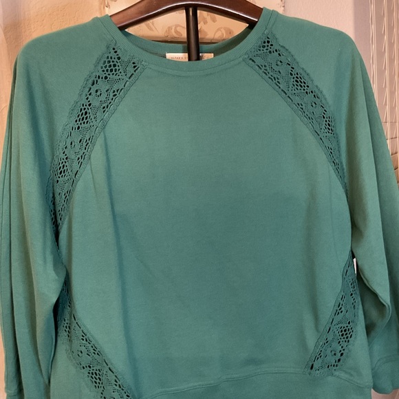 Altar'd State Forest Green Sweatshirt - Picture 2 of 7